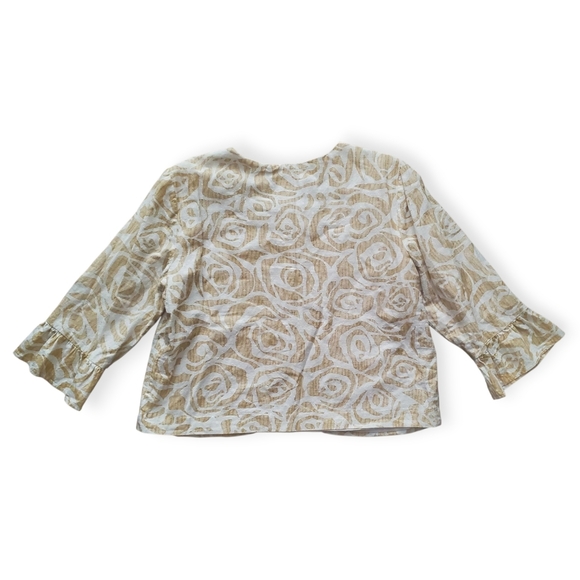 Ruby Rd. Cream Floral Jacket - Picture 2 of 3